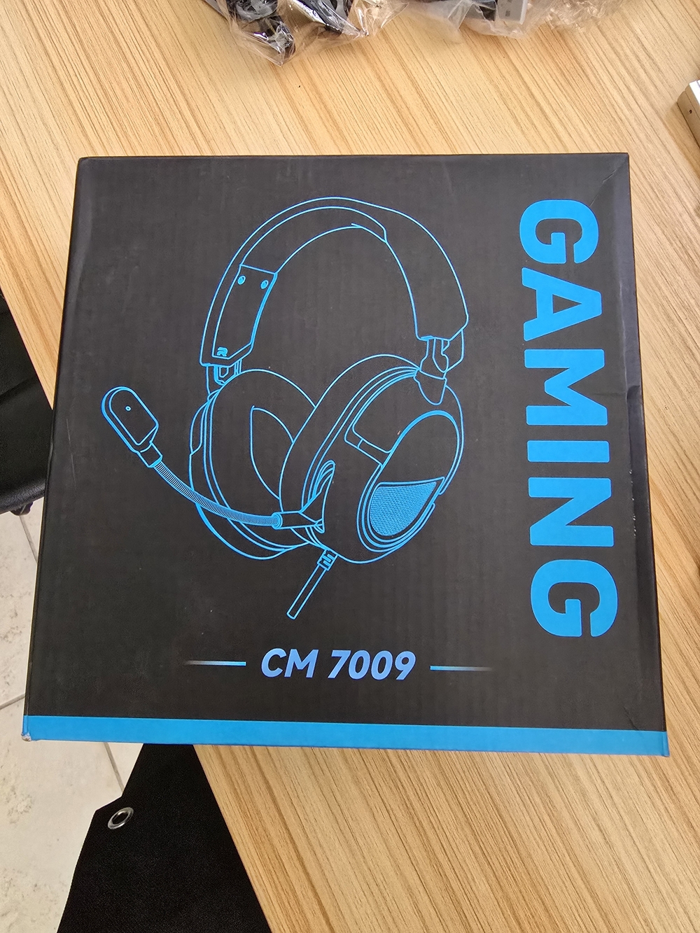 Gaming Headset - Black with Blue Accents